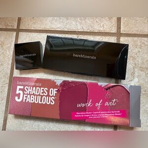 bareMinerals 5 Shades of Fabulous Lipstick Palette - Work of Art, BNIB